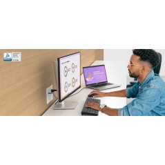 Dell P2722HE 27" Full HD Docking Monitor - 1920 x 1080, HDMI, DisplayPort, USB-C, 60Hz - Ultimate Productivity Display